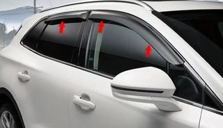 4Pcs Déflecteurs Vent Fenêtre LatéRale Voiture pour Mitsubishi