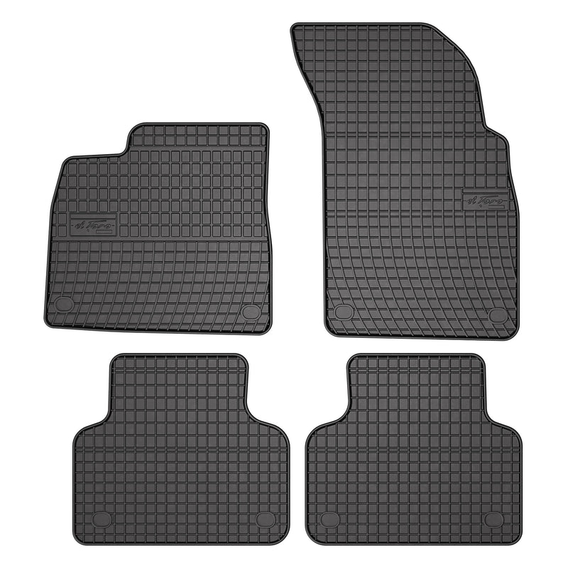 OMAC Tapis de sol pour Audi Q7 Q8 2015-2025 Noir en caoutchouc