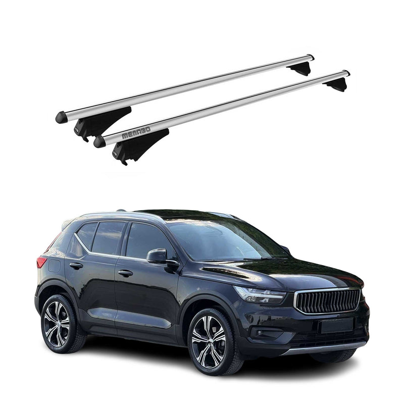 Tiger Barres de toit transversales pour Volvo XC40 2018-2025 Gris