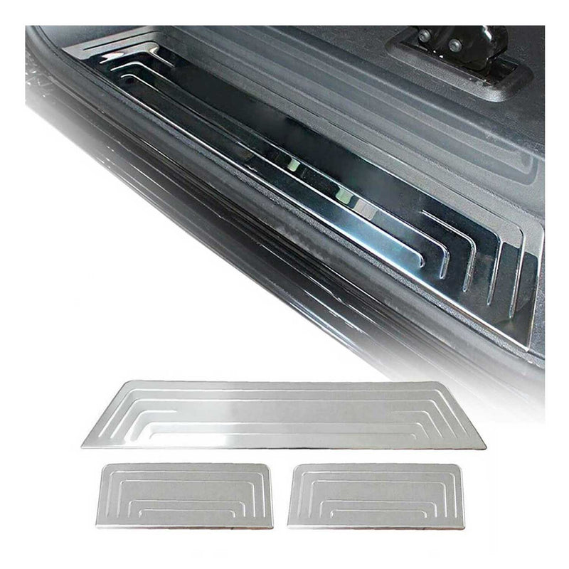 Protection Seuils de Portes pour VW T6 T6.1 Transporter 2015-2024 Inox Chromé 3x