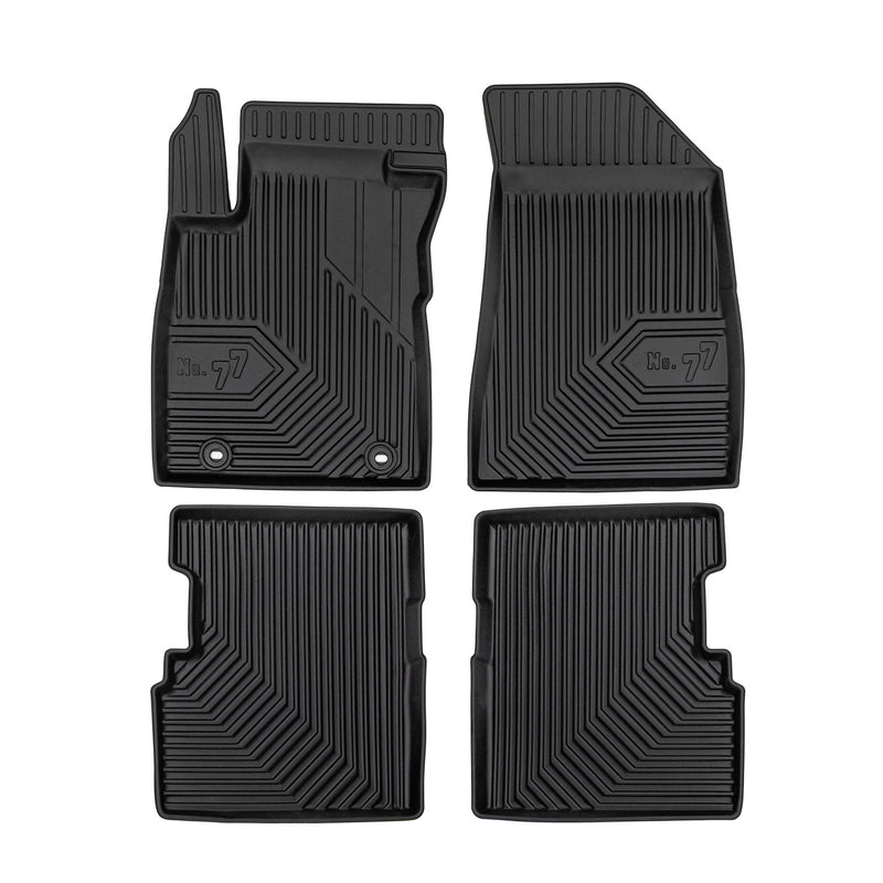 Tapis de Sol de Voiture No.77 pour MG ZS I 2017-2024 TPE Antidérapant Noir 4Pcs