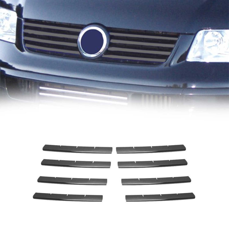 Moulure de Grille de Calandre pour VW Transporter T5 2003-2009 Chromé 8Pcs