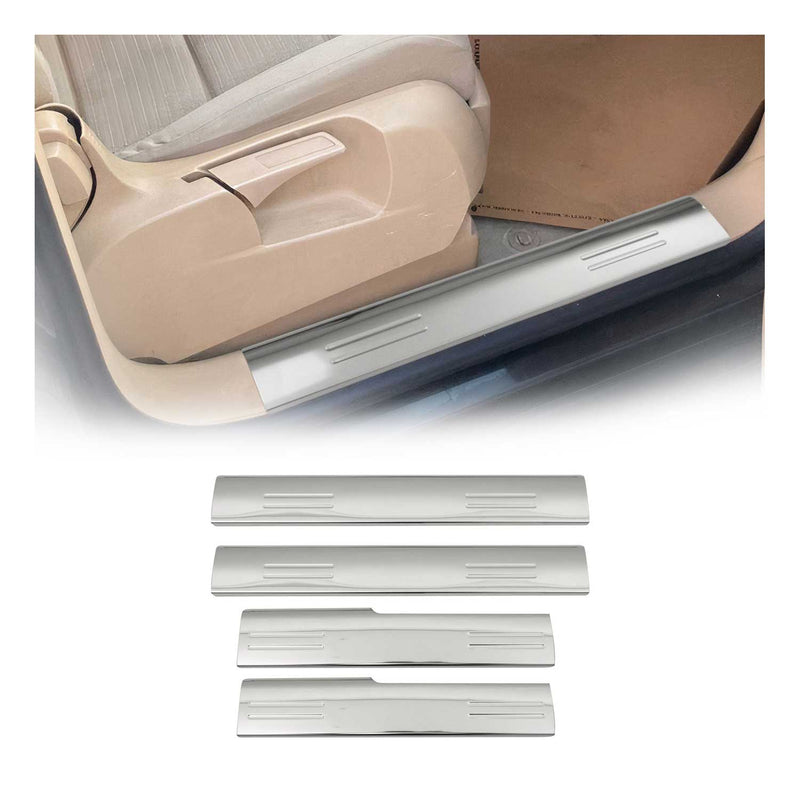 Couverture De Seuil De Porte pour VW Touran 2003-2010 Inox Chromé 4x
