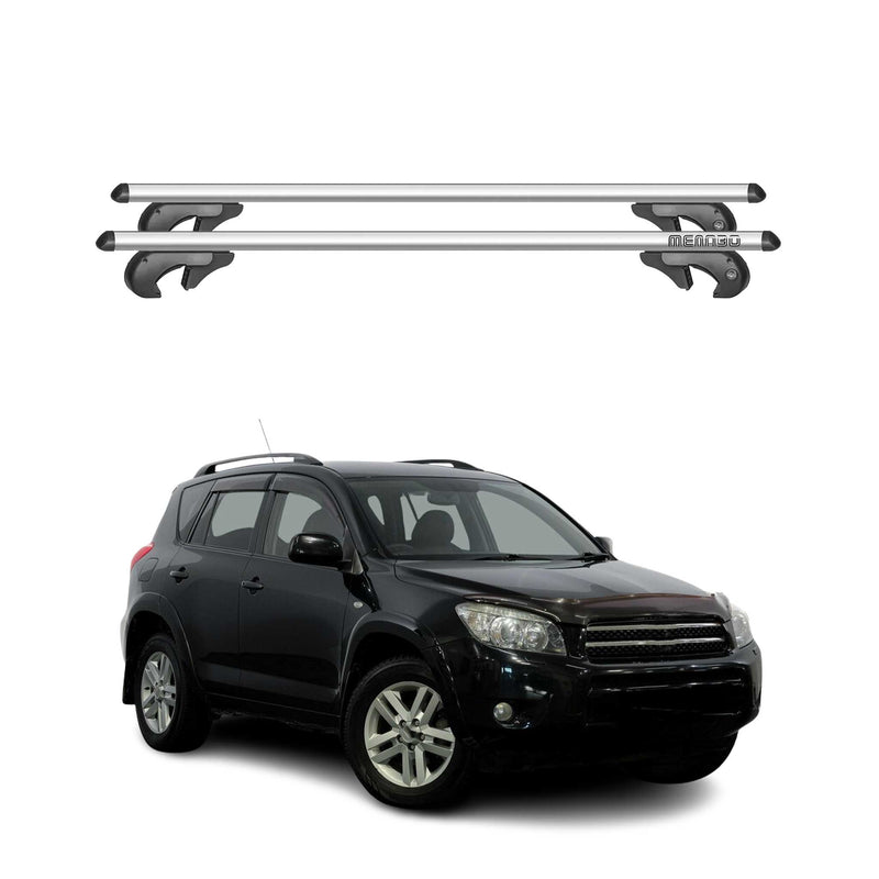 Barres de toit pour Toyota RAV4 XA30 2005-2012 90kg Aluminium Gris 2tlg