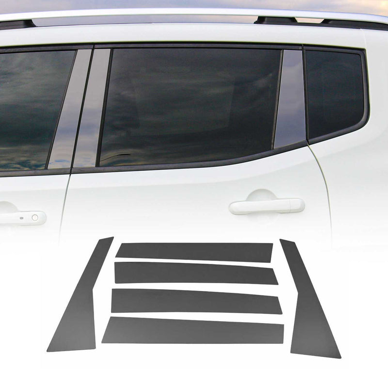 Couverture Garniture de pilier B pour Honda CR-V 2012-2018 acier inox Foncé 6Pcs
