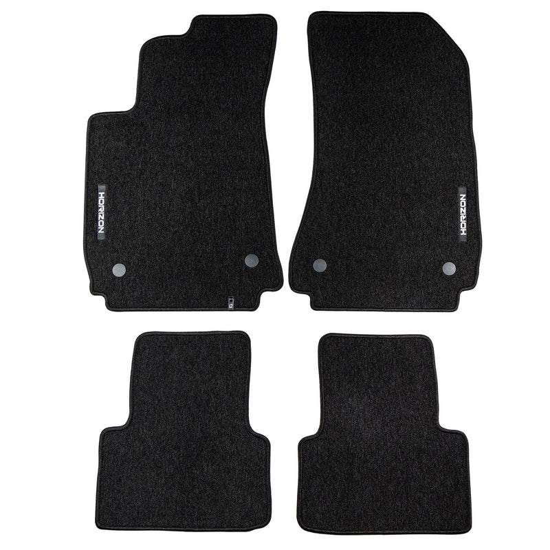 Tapis de Sol de Voiture pour Alfa Romeo 159 2005-2011 Velours Imperméable 4Pcs