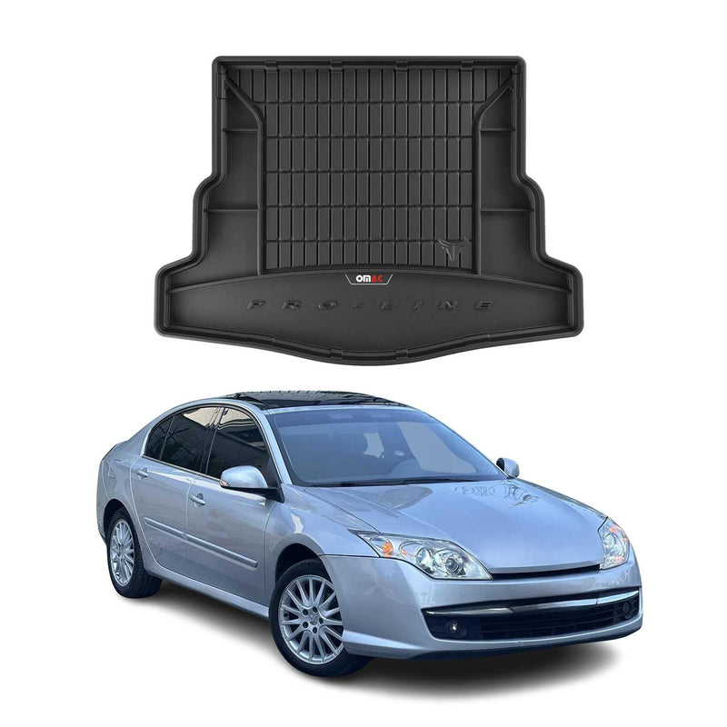 Tapis de Coffre pour Renault Laguna 2008-2015 TPE Noir