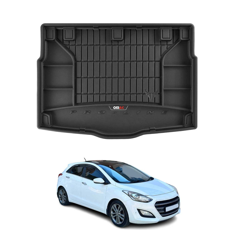 Tapis de Coffre pour Hyundai i30 2011-2017 TPE Noir