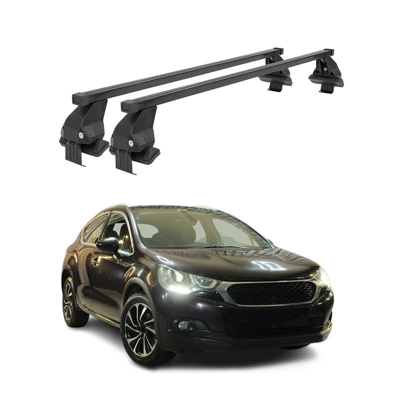 Barres Transversales Menabo pour DS4 Crossback 2015-2021 Noir