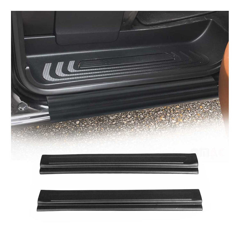 Couverture de Seuil de porte pour Mercedes Vito W639 2003-2014 TPE Noir 2x