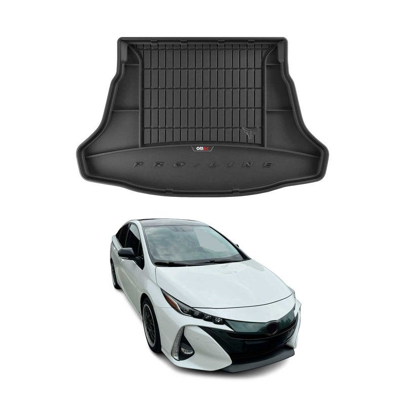 Tapis de Coffre pour Toyota Prius 2015-2022 TPE Noir