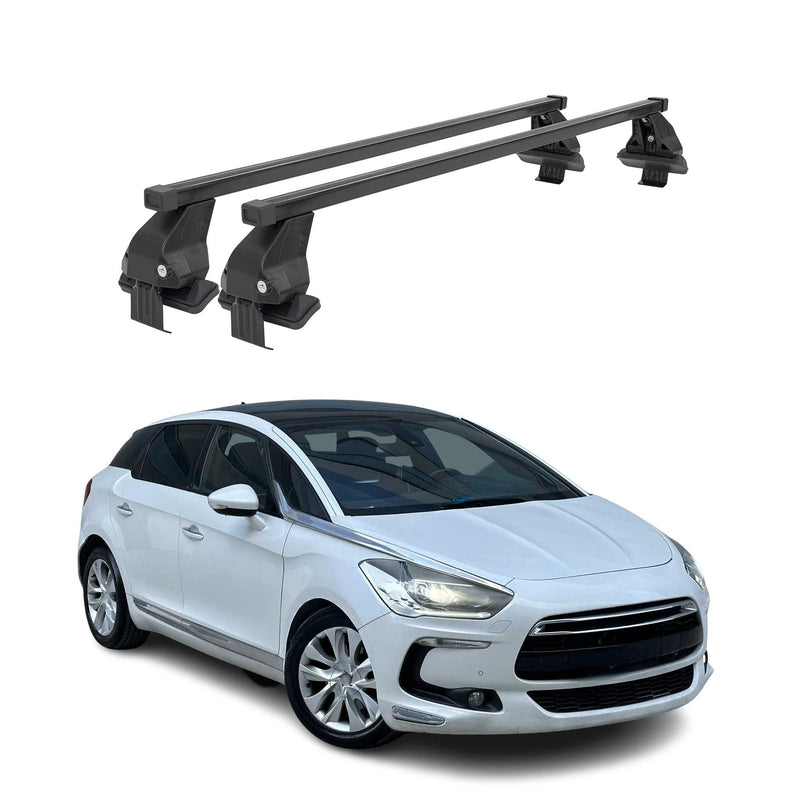 Barres Transversales Menabo pour Citroen DS5 2011-2015 Noir