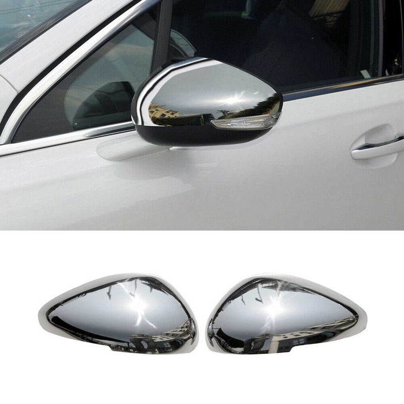 Coques de Rétroviseurs pour Citroen C4 Grand Picasso 2013-2018 en Acier Argent