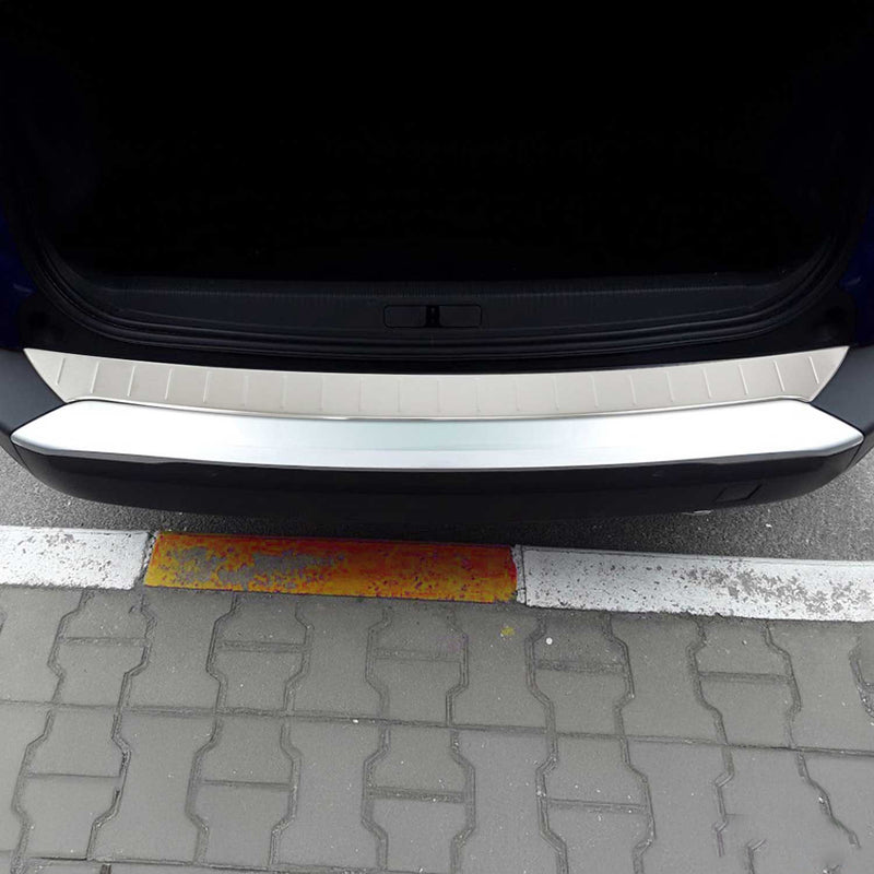 Protection seuil coffre pare-chocs pour Peugeot 2008 2019-2025 inox Brossé