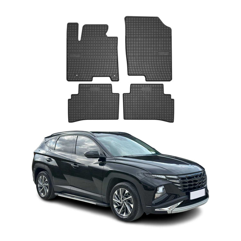 Tapis de Sol pour Hyundai Tucson 2020-2025 Caoutchouc Noir