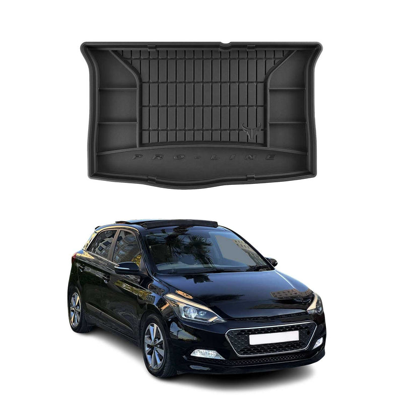 Tapis de Coffre pour Hyundai i20 2014-2020 TPE Noir