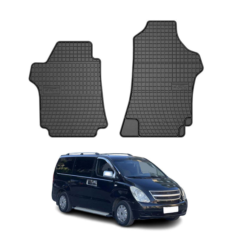 Tapis de Sol pour Hyundai H-1 2008-2020 Caoutchouc Noir
