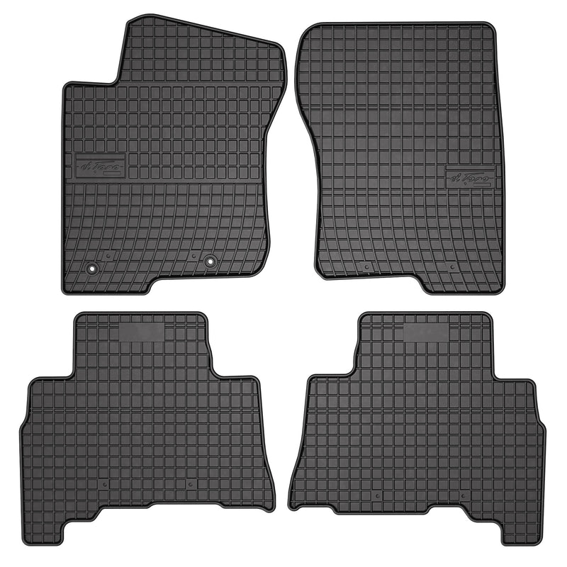 OMAC Tapis de Sol pour Toyota Land Cruiser 2009-2025 Caoutchouc Noir