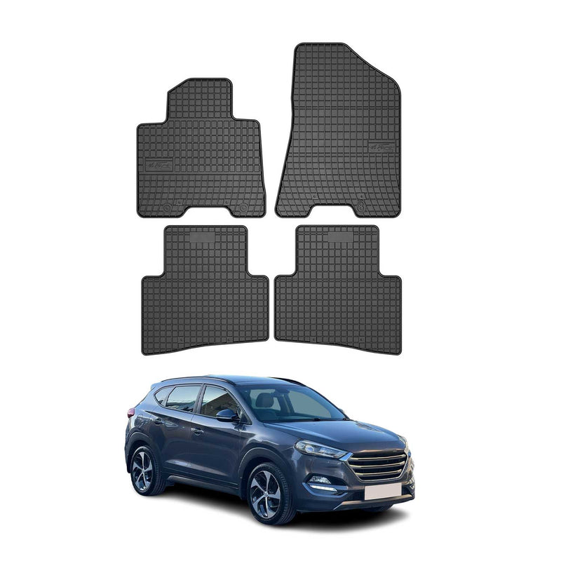 Tapis de Sol pour Hyundai Tucson 2015-2020 Caoutchouc Noir