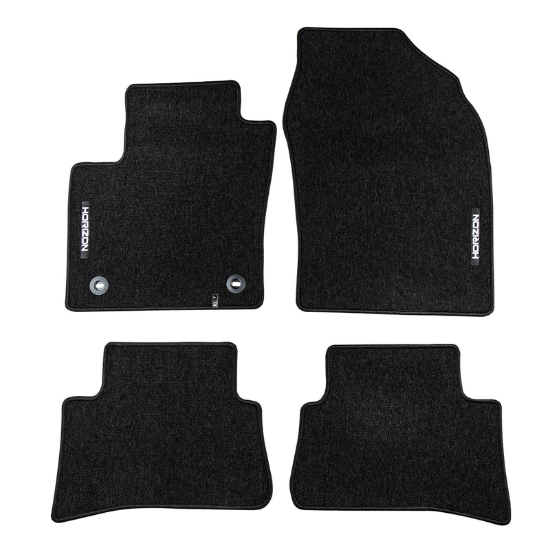 Tapis de Sol de Voiture pour Toyota C-HR I 2016-2023 Velours Imperméable 4Pcs