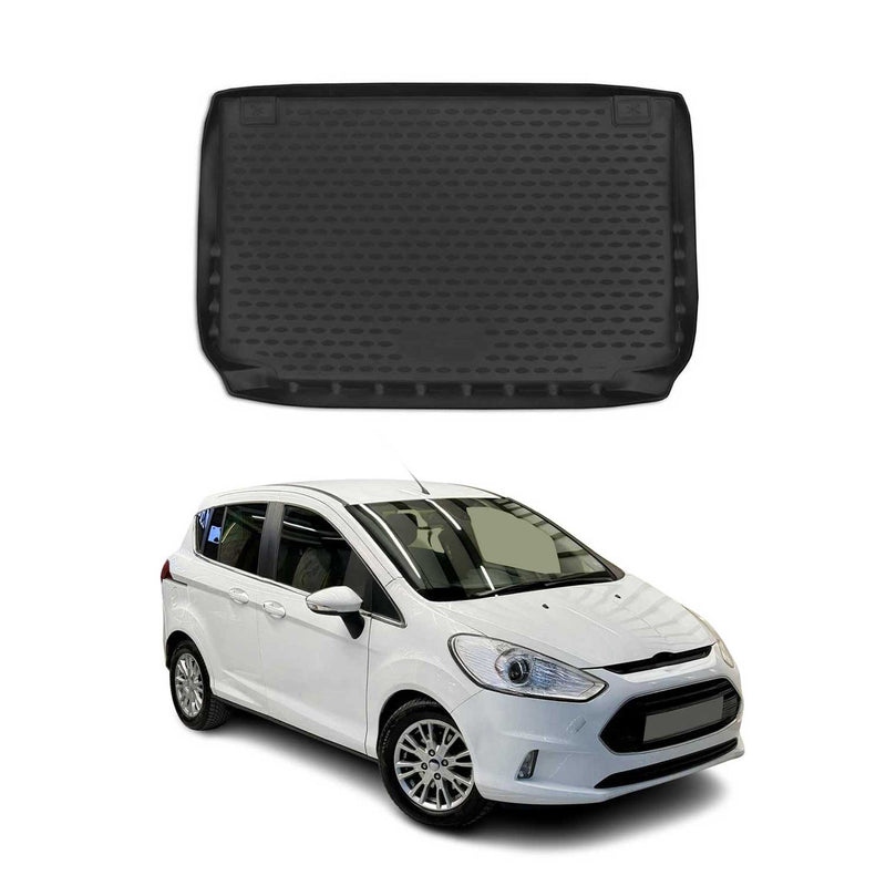 Tapis de Coffre pour Ford B-Max 2012-2021 TPE Noir