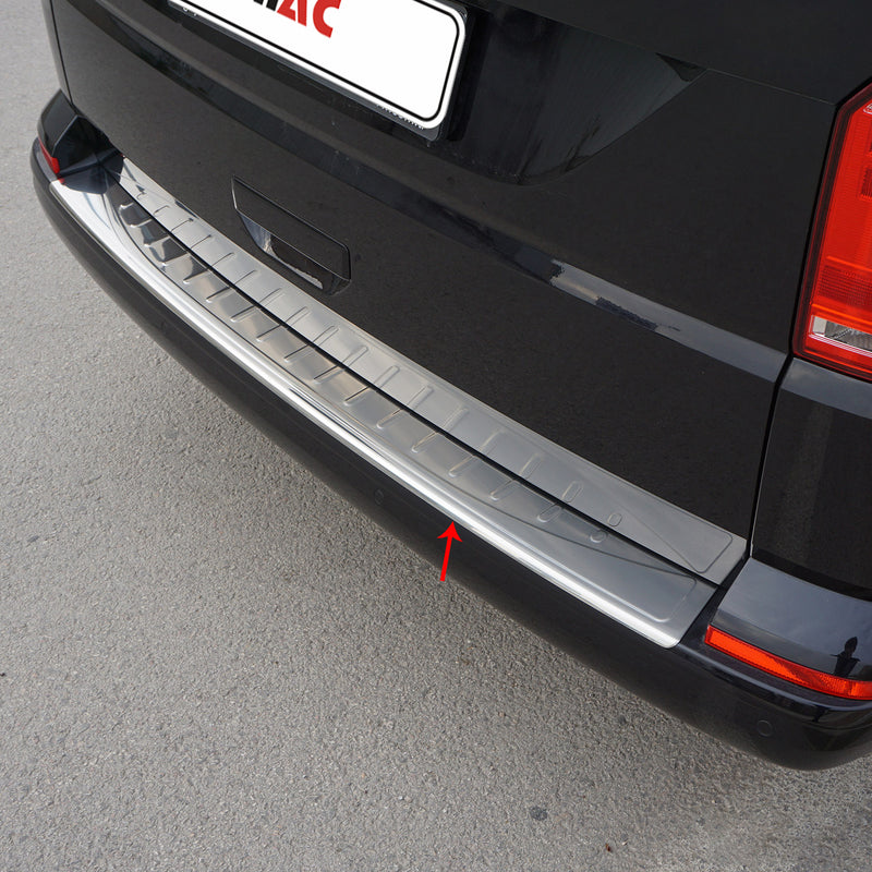 Protection Seuil de Pare-chocs pour VW T6 T6.1 2015-2024 Inox Porte simple