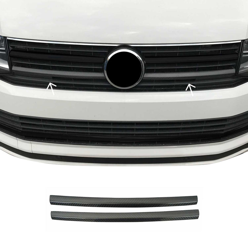 Moulure de Grille de Calandre pour VW T6 Transporter 2015-2019 Highline Carbone