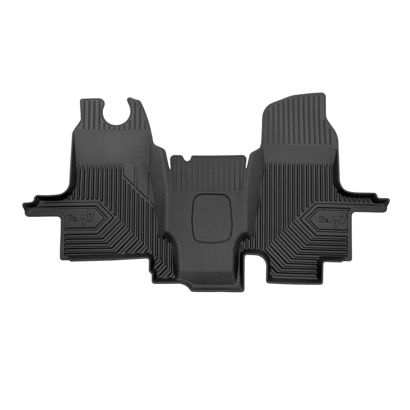 Tapis de Sol de Voiture pour Ford Transit V 2000-2013 TPE Antidérapant Noir 1Pc