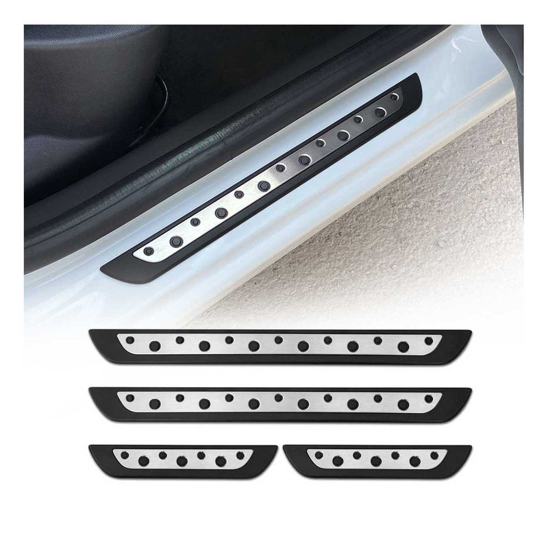 Couverture de Seuil de porte pour Dacia Dokker Sandero Duster Logan inox + Abs