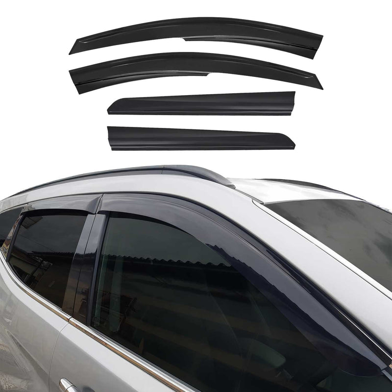 Déflecteurs De Vent Pluie D'air pour Dacia Duster 2010-2016 Acrylique 4 Pcs