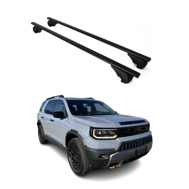 Barres de toit Transversales pour Honda Passport 2019-2024 Fer Noir