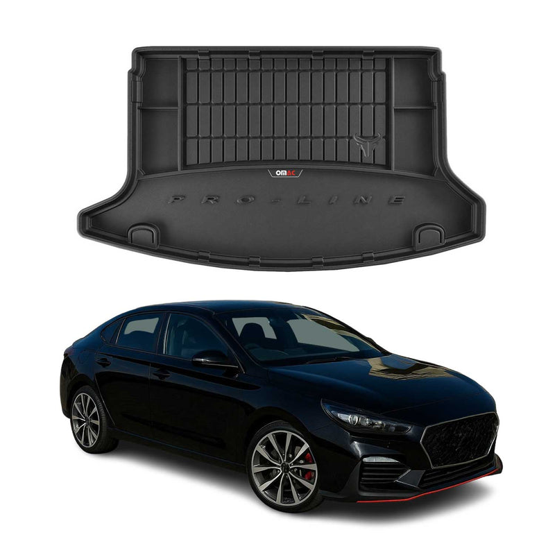 Tapis de Coffre pour Hyundai i30 2017-2025 Noir TPE