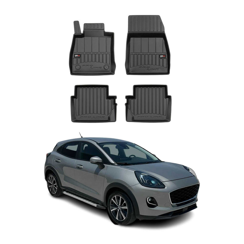 Tapis de Sol pour Ford Puma 2019-2025 Caoutchouc TPE Noir
