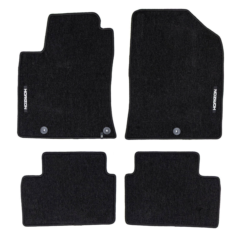 Tapis de Sol de Voiture pour Hyundai i30 III Hybrid 2017-2025 Velours Noir 4Pcs