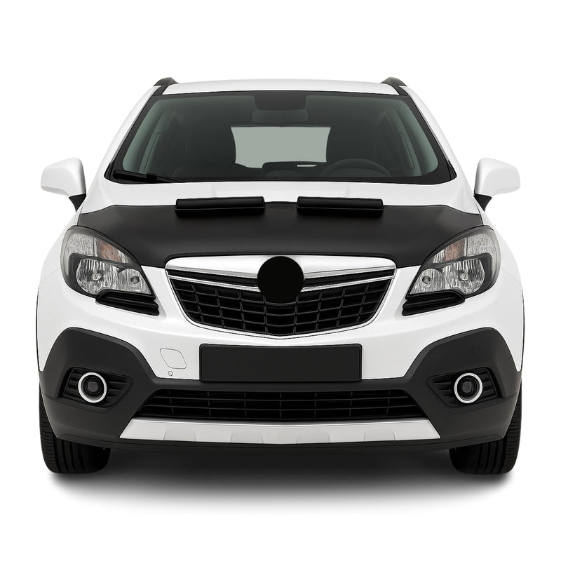 Protège Capot pour Opel Mokka 2012-2016 Masque de voiture vinyle Noir