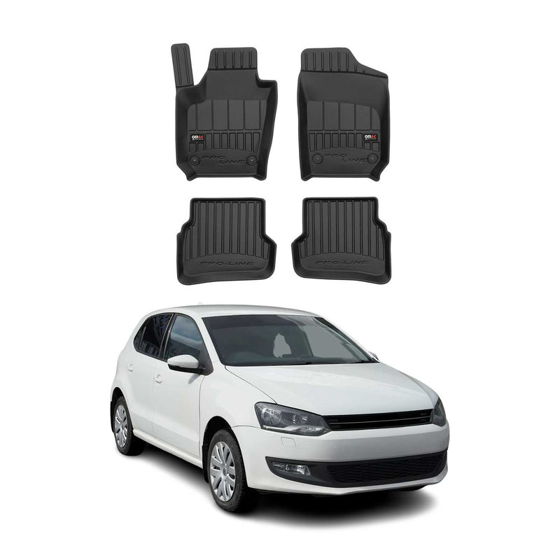 Tapis de Sol pour VW Polo 2009-2017 TPE Noir