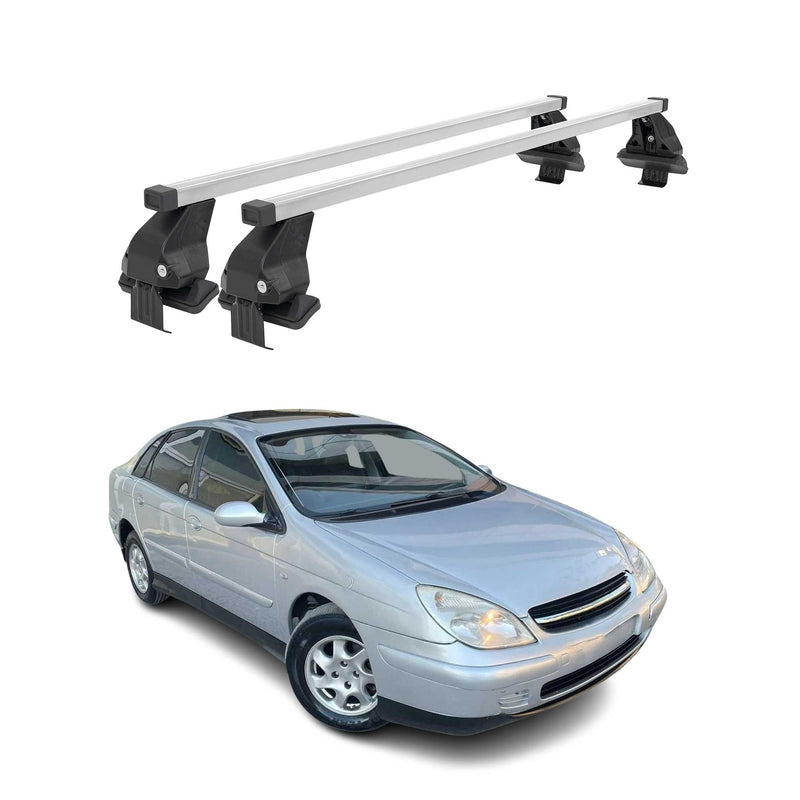 Barres de toit transversales pour Citroen C5 I 2000-2007 Acier Gris