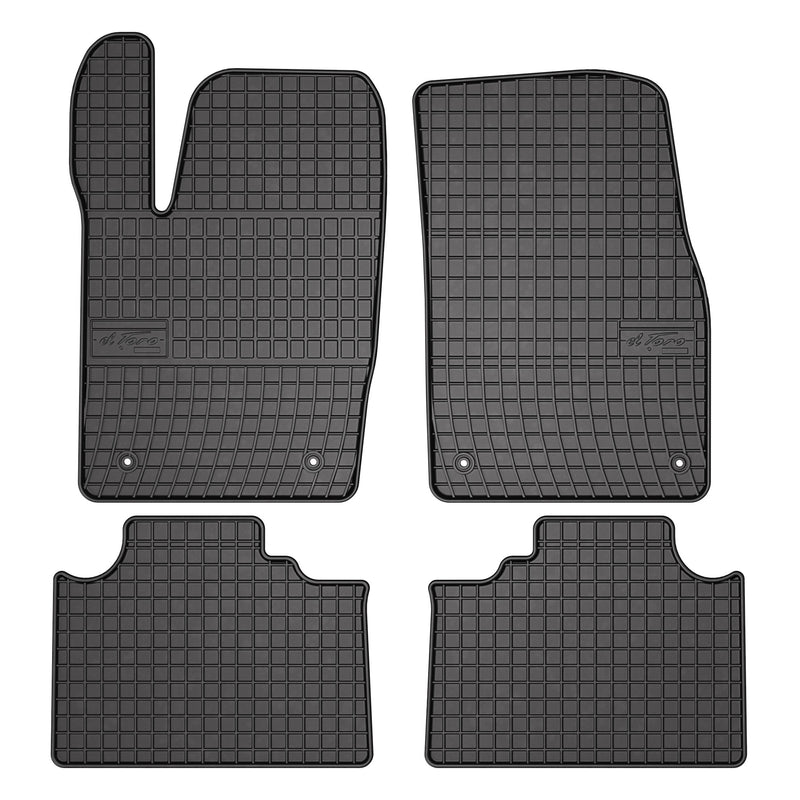 2010-2021 Jeep Grand Cherokee OMAC Tapis de sol en caoutchouc Premium Noir