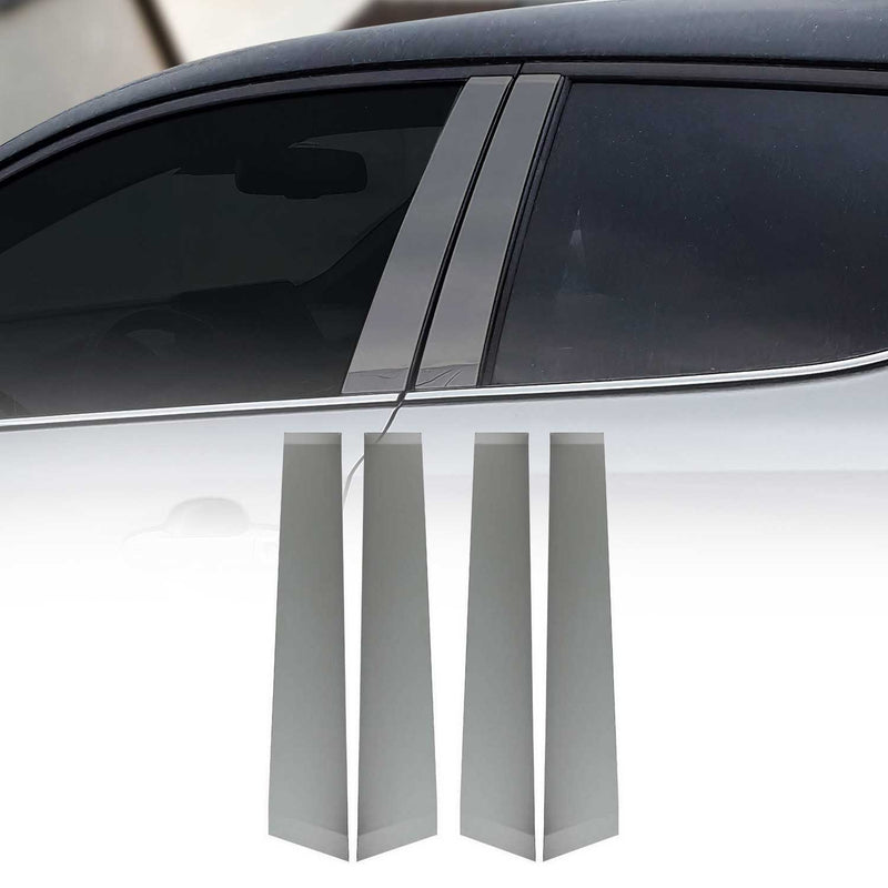 Piliers de fenétre pour Toyota C-HR 2016-2021 en acier inox Foncé
