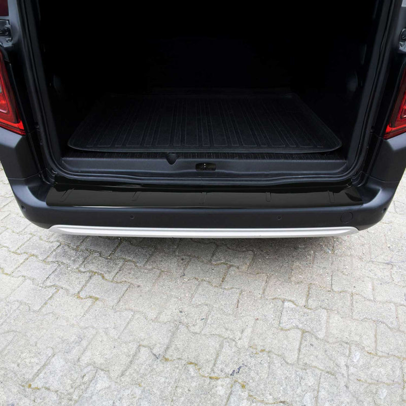 Protection Seuil de Pare-chocs Arriére Pour Citro Berlingo 2008-2018 ABS