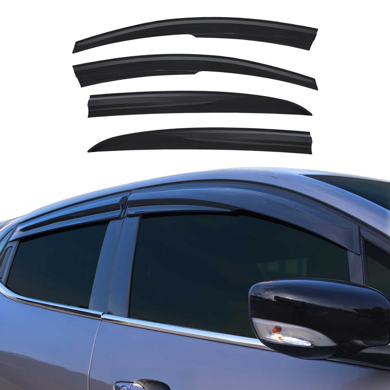 Déflecteurs de Vent pluie d'air pour Renault Megane Berline 2015-2021 Acrylique