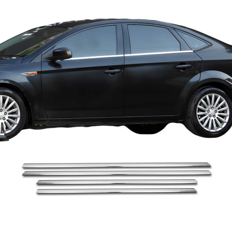 Garniture de Fenêtre pour Ford Mondeo mk4 tout 2007-2014 Acier Inox 4Pcs