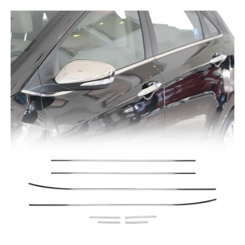 Garniture De Fenétre pour HYUNDAI i30 2012-2017 en acier inox chrome