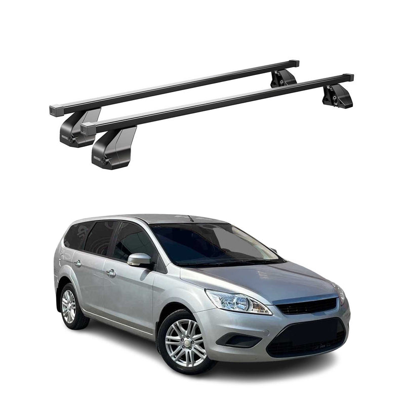 Barres Transversales Menabo pour Ford Focus 2004-2011 Noir