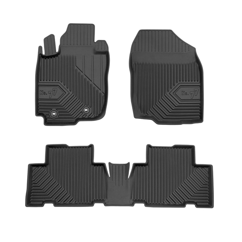Tapis de Sol de Voiture pour Toyota RAV4 III 2005-2012 TPE Imperméable 4Pcs