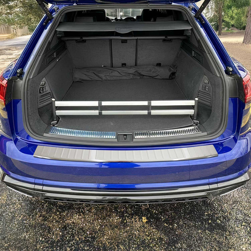 Protection Seuil de Pare-chocs Arriére Pour VW Touareg 2018-2025 Brossé Inox