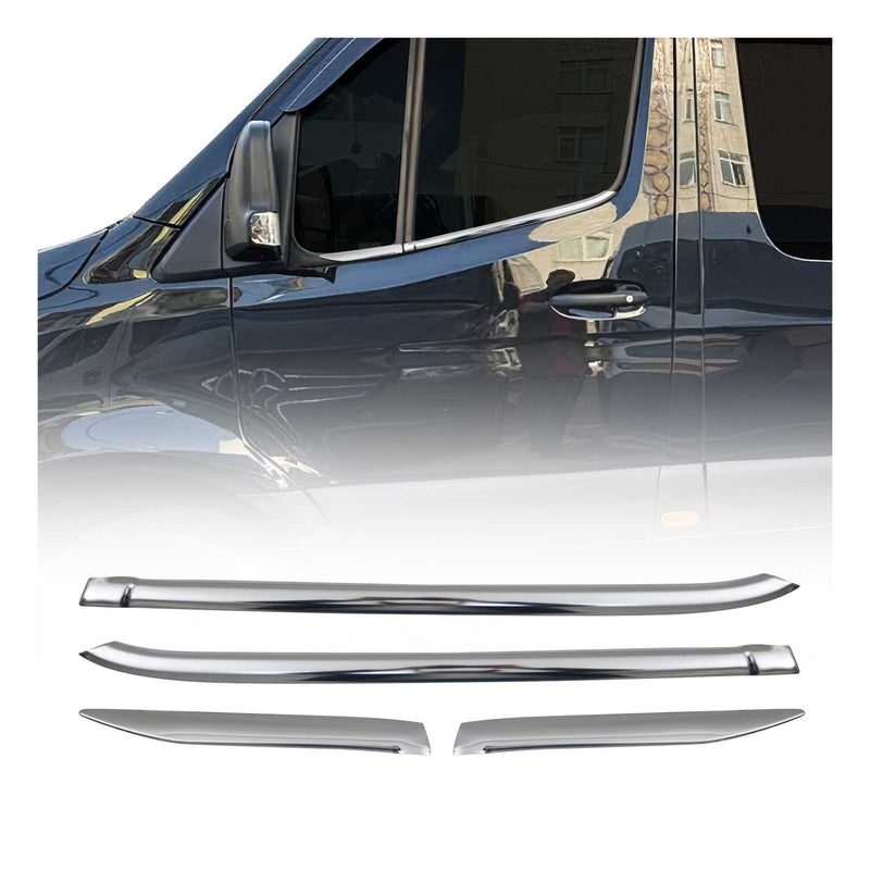 Garniture de Fenêtre pour Mercedes Sprinter 907 910 2018-2025 Acier Inox 4Pcs