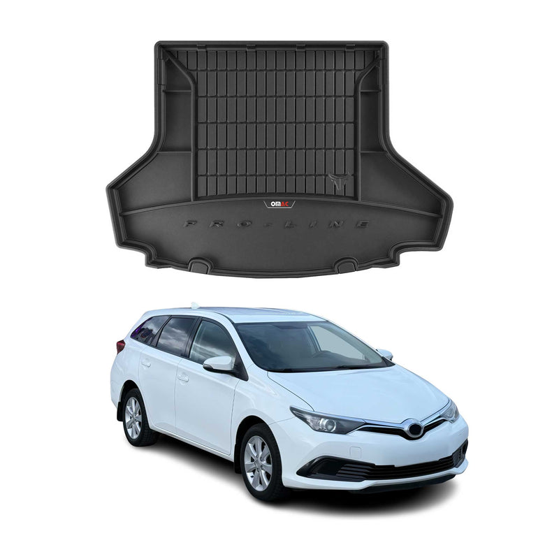 Tapis de Coffre pour Toyota Auris 2012-2018 TPE Noir