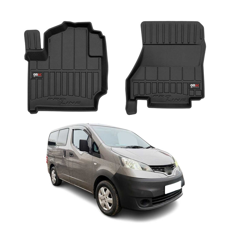 Tapis de Sol pour Nissan NV200 2014-2022 TPE Noir