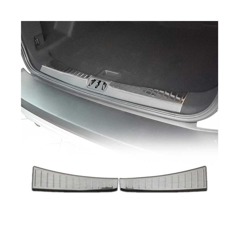 Protection Seuil De Pare-Chocs Arriére pour Ford Kuga 2017-2020 Brossé Inox